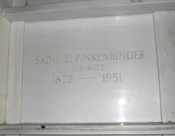 Sarah Ellen “Sadie” <I>Reiber</I> Finkenbinder 
