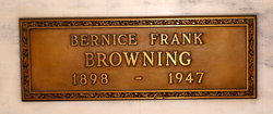 Bernice <I>Frank</I> Browning 