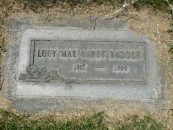 Lucy Mae <I>Carey</I> Badder 