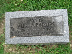Alice A <I>Johnson</I> Phillips 
