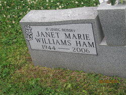 Janet Marie <I>Williams</I> Ham 