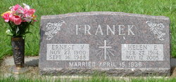 Ernest V Franek 