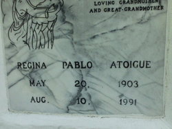 Regina Aguon <I>Pablo</I> Atoigue 