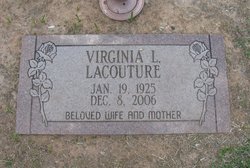 Virginia Lee <I>Adamson</I> Lacouture 