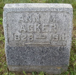 Ann Margaret <I>Carr</I> Acker 
