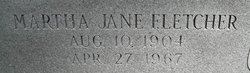 Martha Jane <I>Fletcher</I> Faulk 