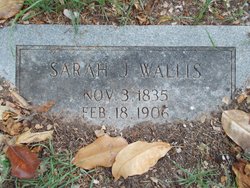 Sarah Jane <I>Wolf</I> Wallis 