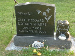 Cleo Deboard “Topsie” <I>Dotson</I> Sharpe 