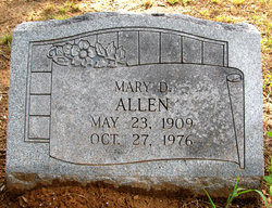 Mary D. <I>Lee</I> Allen 