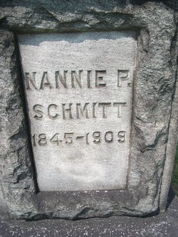 Nancy Louisa “Nannie” <I>Patten</I> Schmitt 