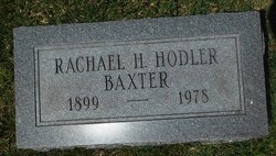 Rachael H. <I>Hodler</I> Baxter 