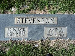 Edna Maud <I>Pate</I> Stevenson 