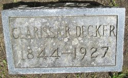 Clarissa Ruth <I>Lockwood</I> Decker 
