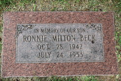 Ronnie Milton Beck 