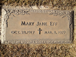 Mary Jane <I>Reid</I> Eff 