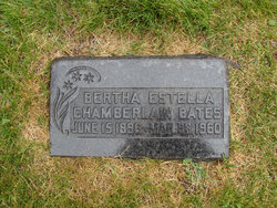 Bertha Estella <I>Chamberlain</I> Bates 