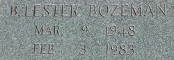 Benjamin Lester Bozeman 