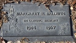 Margaret Helen “Marge” <I>Coss</I> Baldwin 