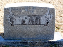 Josie B. <I>Bridger</I> Cuthbert 