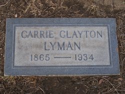 Carrie Gladys <I>Clayton</I> Lyman 