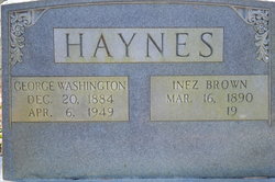 Inez Elizabeth <I>Brown</I> Haynes 