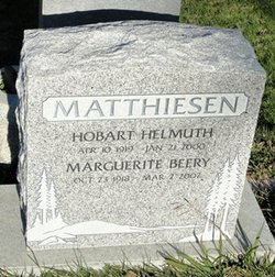 Marguerite <I>Beery</I> Matthiesen 