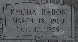 Rhoda <I>Rabon</I> Alford 