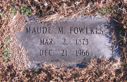 Maude <I>Meredith</I> Fowlkes 