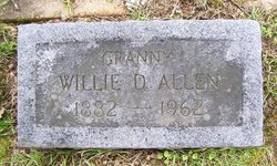 Willie Gaines “Granny” <I>Deale</I> Allen 