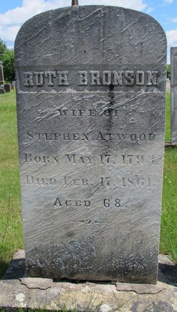 Ruth <I>Bronson</I> Atwood 