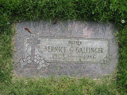 Bernice Genevieve <I>Armstrong</I> Gallinger 