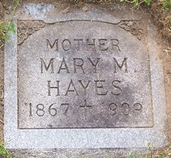 Mary Mathilda <I>O'Deal</I> Hayes 