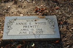 Annie E <I>White</I> Prewitt 