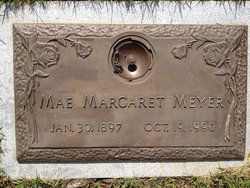 Mae Margaret <I>Johnson</I> Meyer 