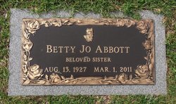 Betty Jo <I>Paige</I> Abbott 
