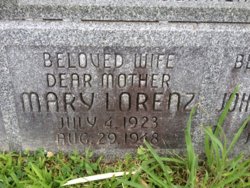 Mary <I>Lorenz</I> Lanowetsky 