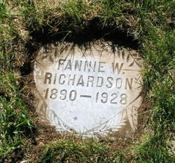 Fannie <I>Watson</I> Richardson 