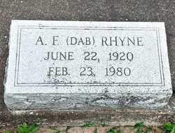 A F “Dab” Rhyne 