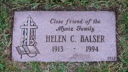 Helen Christina <I>Haught</I> Balser 