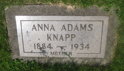 Anna Jeanette <I>Adams</I> Knapp 