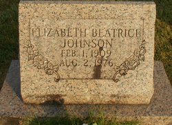 Elizabeth Beatrice Johnson 