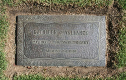 Kathleen C <I>Kinkade</I> Vallance 