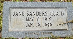 Jane Victoria <I>Sanders</I> Quaid 