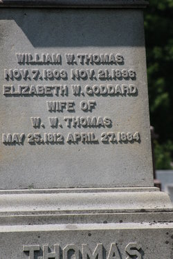 Elizabeth W. <I>Goddard</I> Thomas 