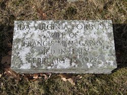 Ida Virginia <I>Forbush</I> McGarry 