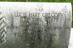 Lucie Hart <I>Gregory</I> Arnold 