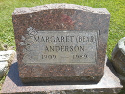 Margaret E <I>Bear</I> Anderson 