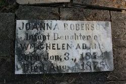 Joanna <I>Roberson</I> Adams 