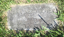 Elina B. “Lee” <I>Nero</I> Boyer 