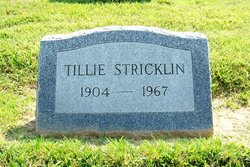 Tillie <I>Greear</I> Stricklin 